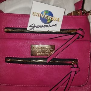 Signed Salvatore ferragamo pink shoulder bag breast cancer awareness fringe supr